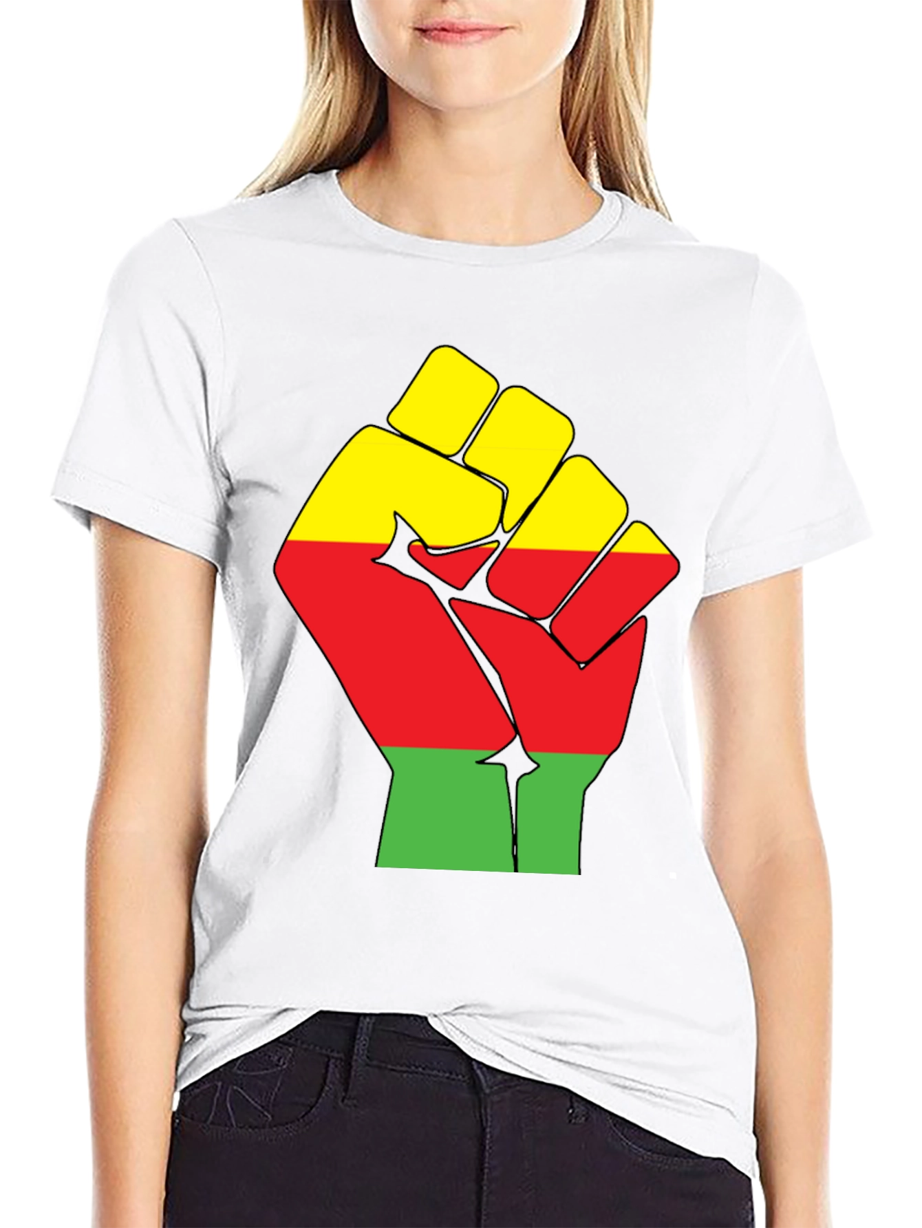 Pan-African Fist Graphic T-Shirt