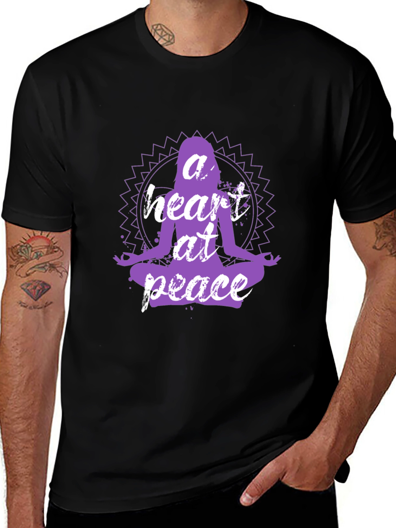 A Heart at Peace Yoga T-Shirt