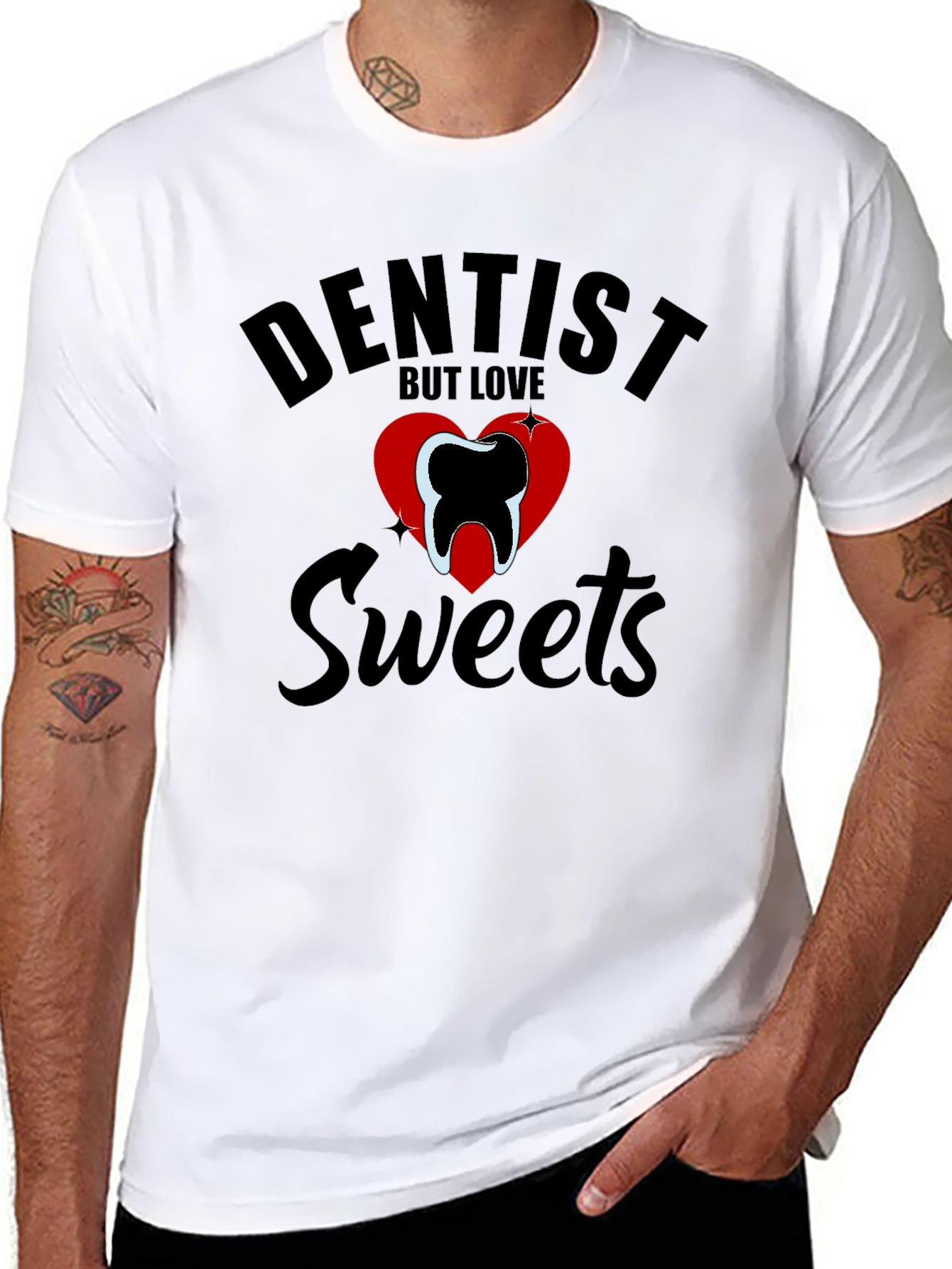 Dentist Love Sweets Graphic Tee