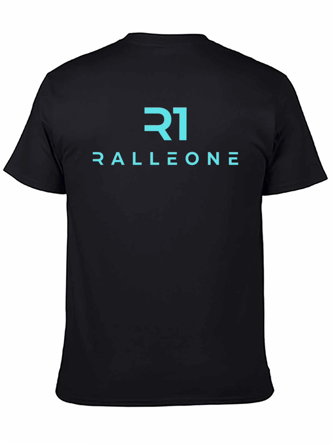 Ralleone Black T-Shirt Modern Casual Wear