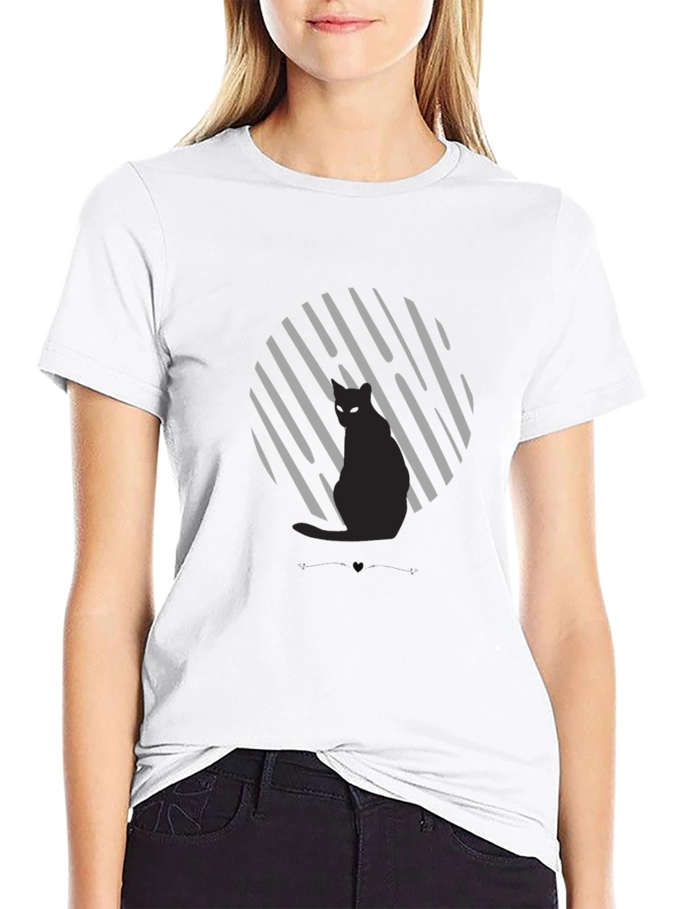 Black Cat Graphic Tee - Unisex