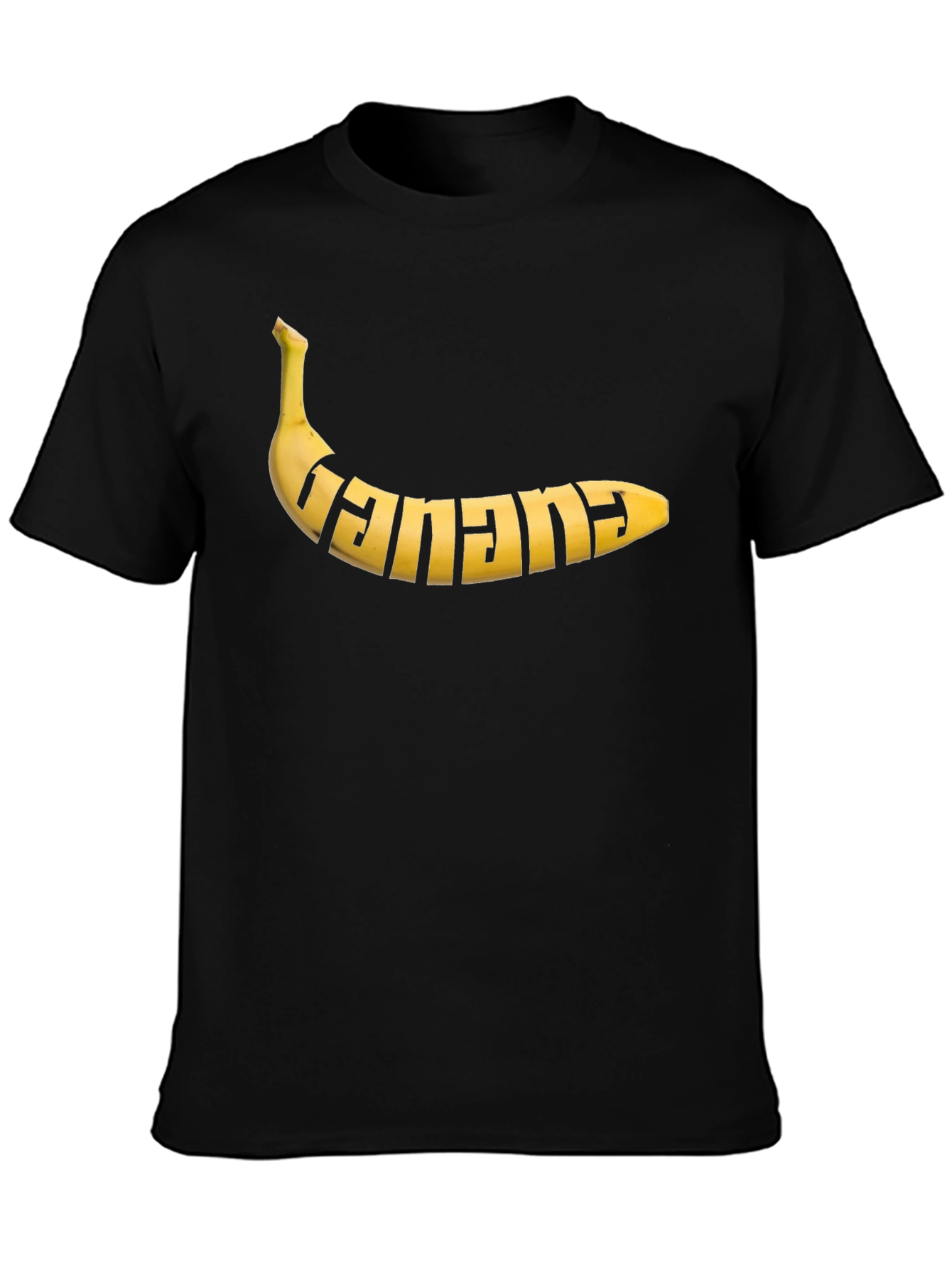 Banana Graphic T-Shirt - Novelty Fruit Tee