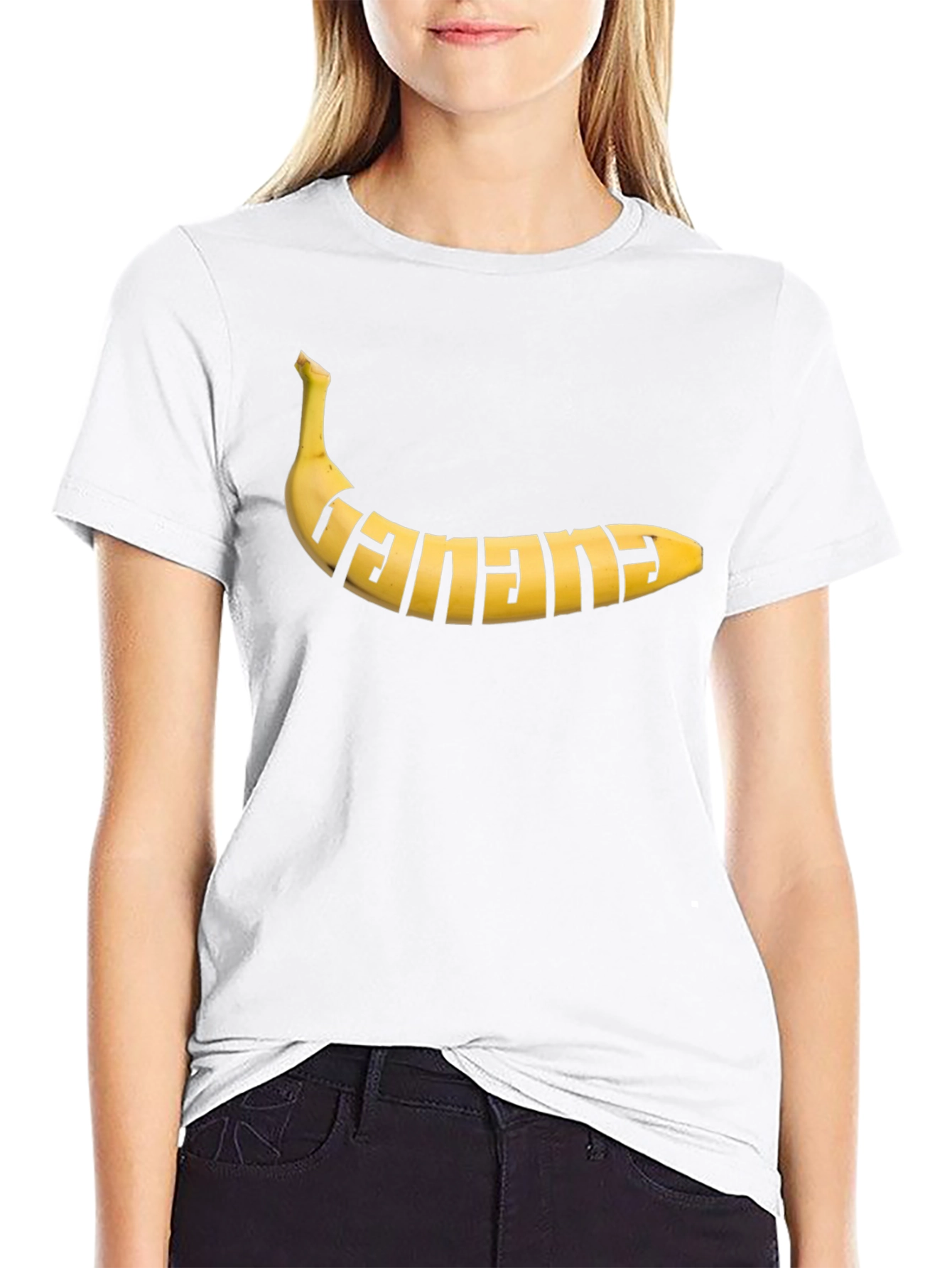 Banana Graphic T-Shirt - Novelty Fruit Tee