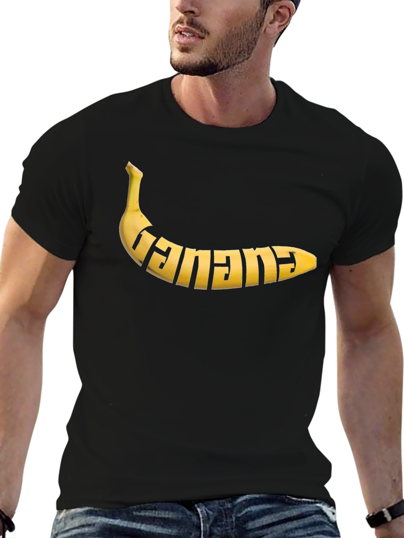 Banana Graphic T-Shirt - Novelty Fruit Tee