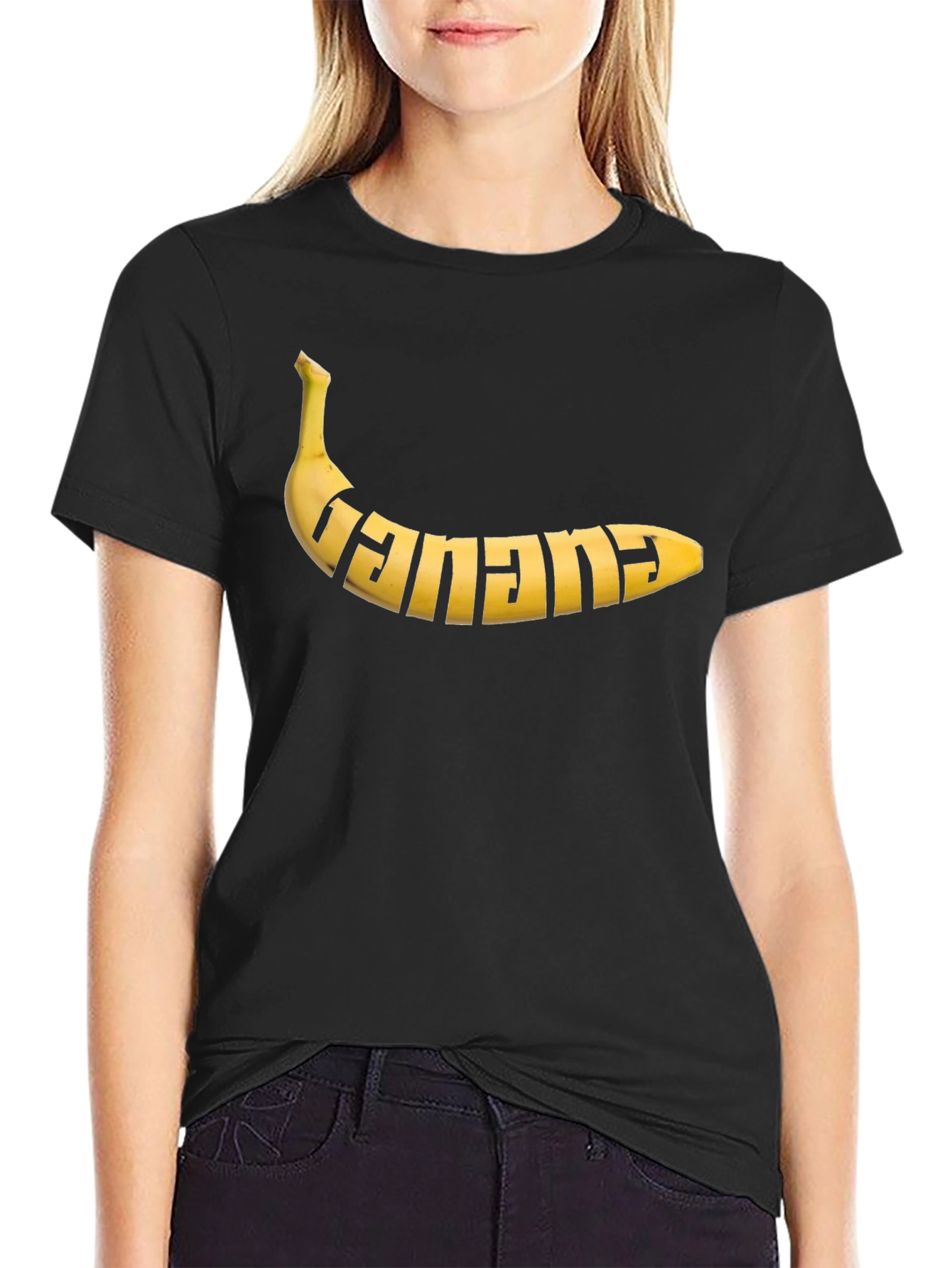Banana Graphic T-Shirt - Novelty Fruit Tee