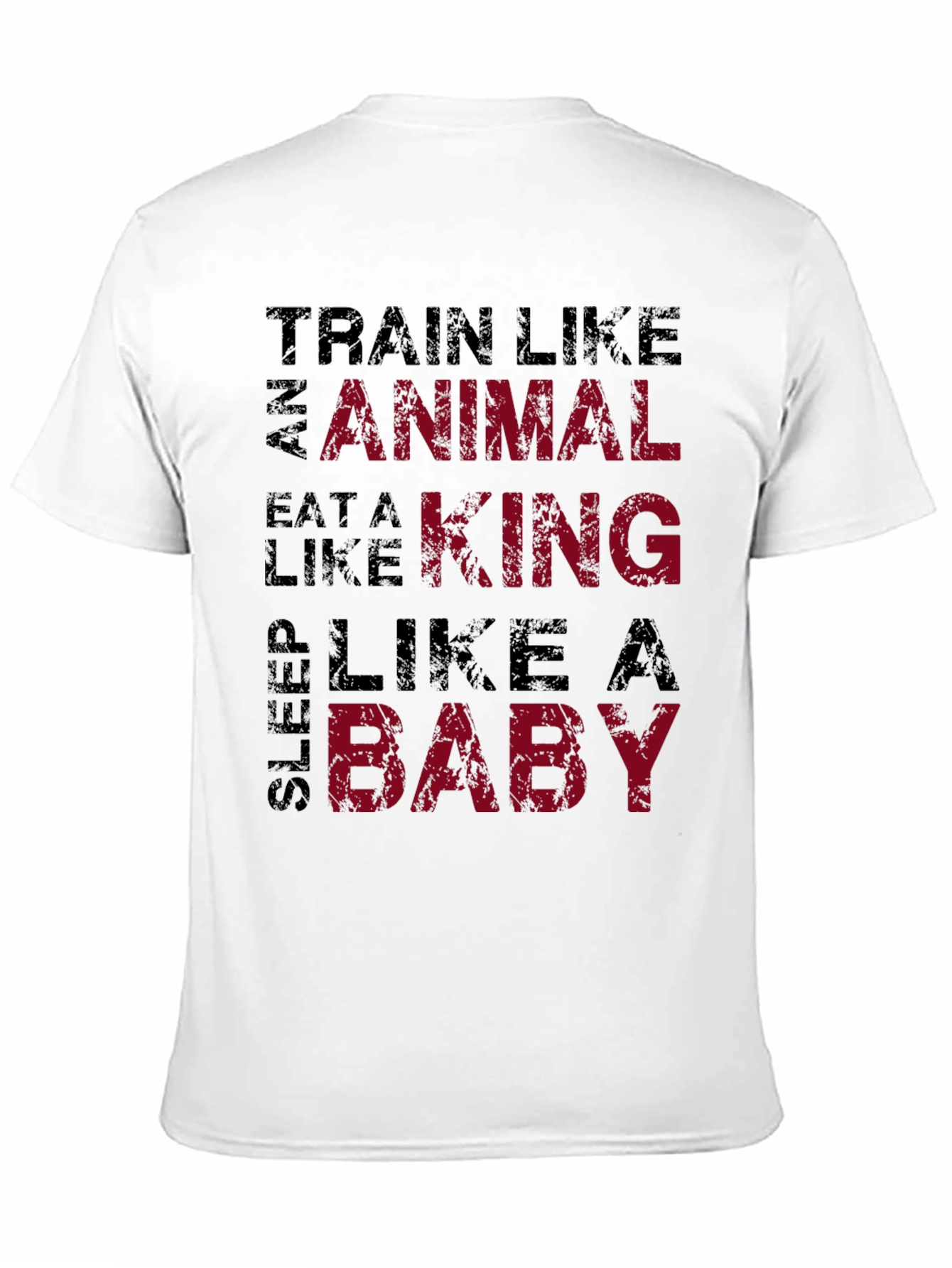 Train Like an Animal Black Graphic Tee