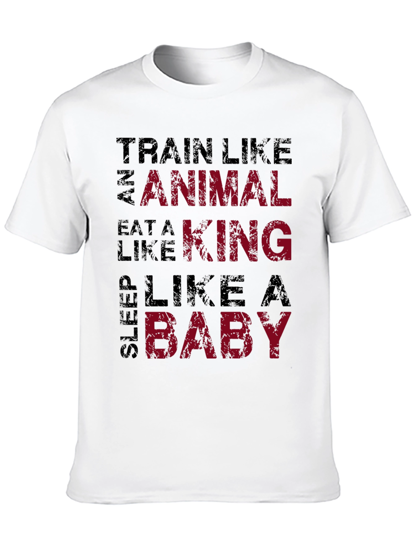 Train Like an Animal Black Graphic Tee