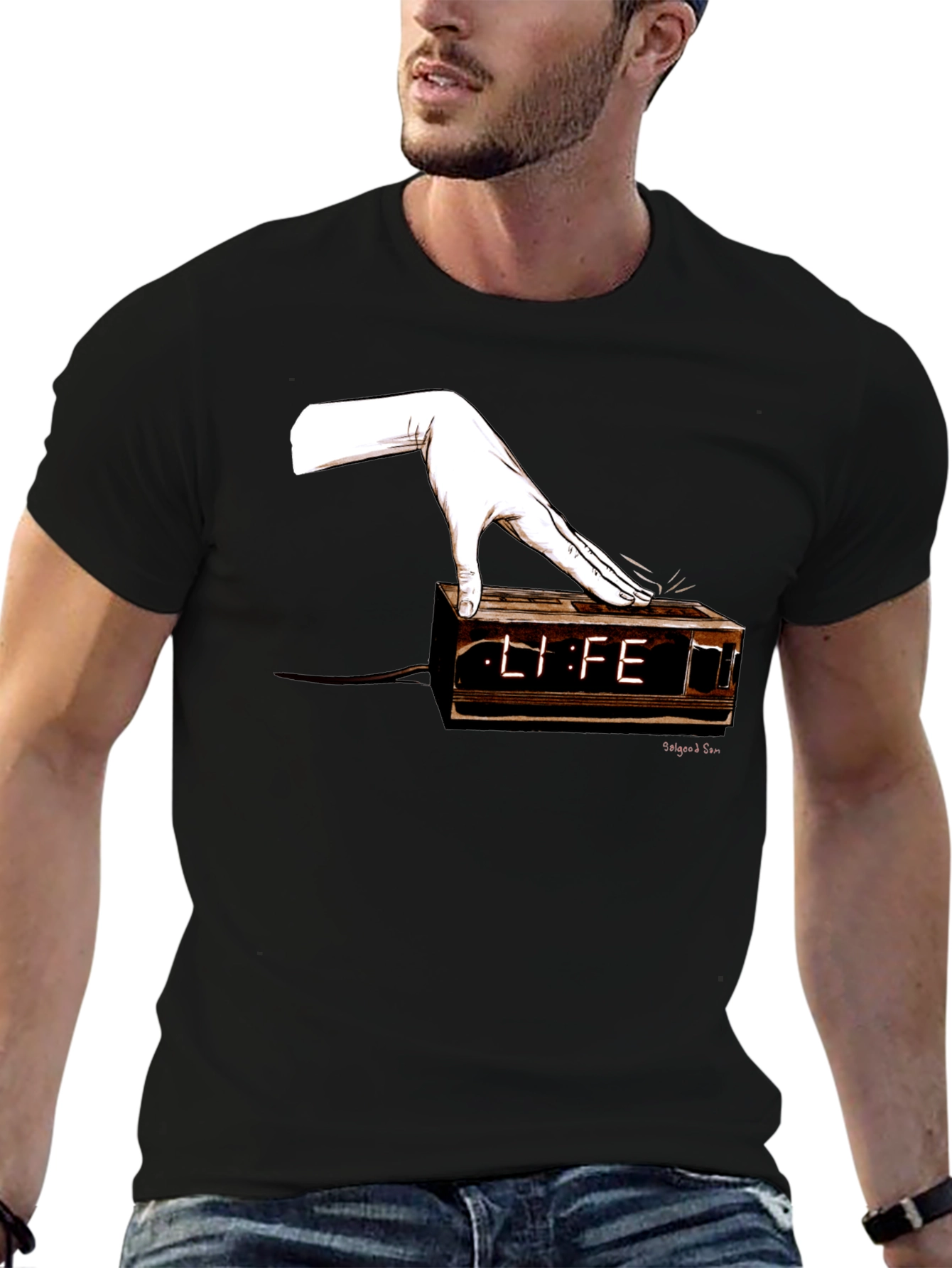 Life Alarm Clock Graphic Tee - Unisex
