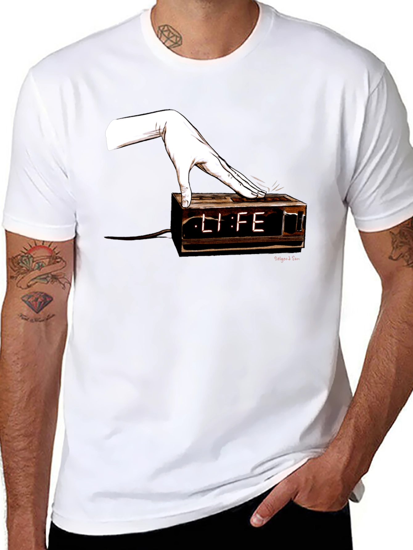 Life Alarm Clock Graphic Tee - Unisex