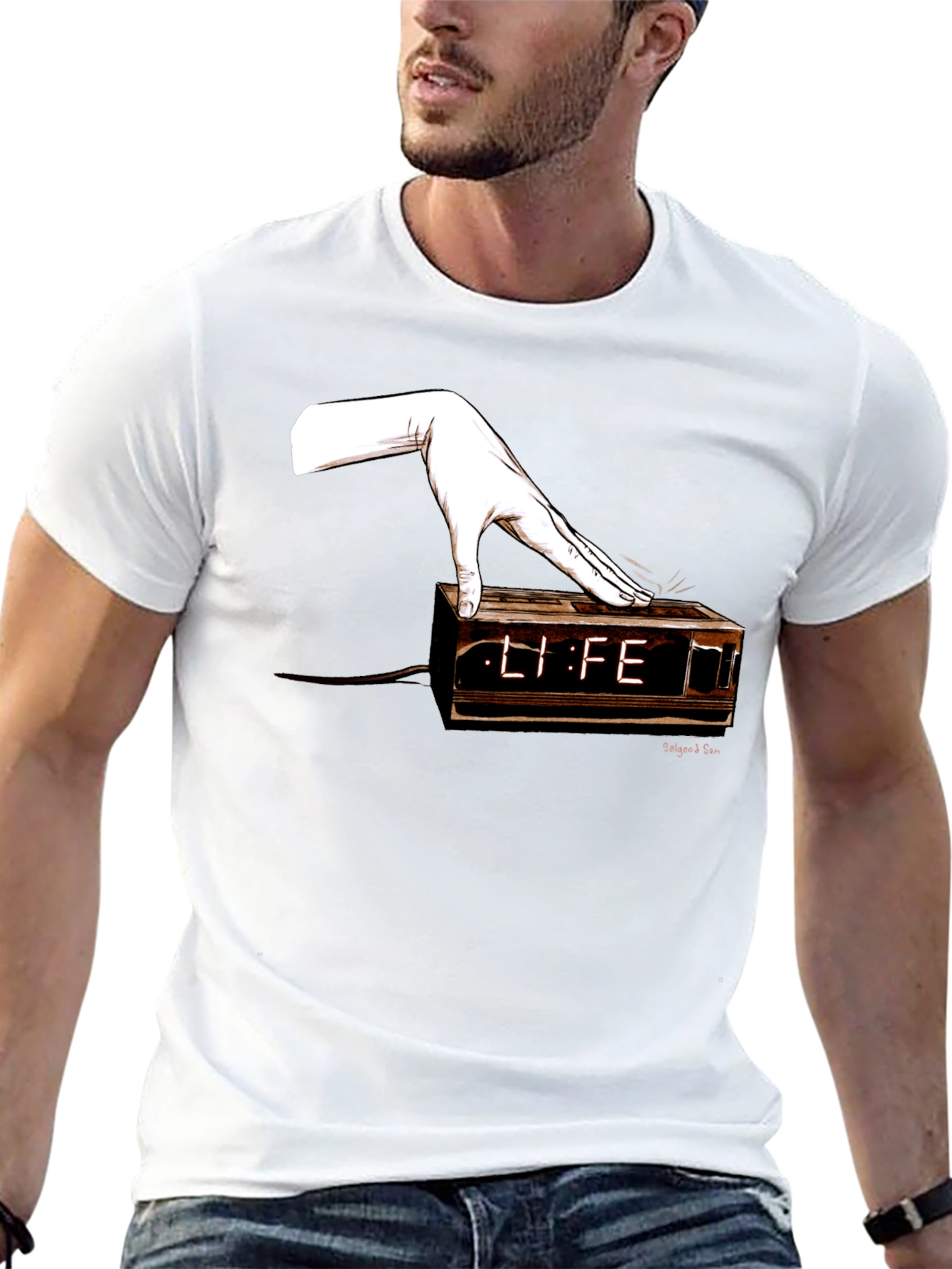 Life Alarm Clock Graphic Tee - Unisex