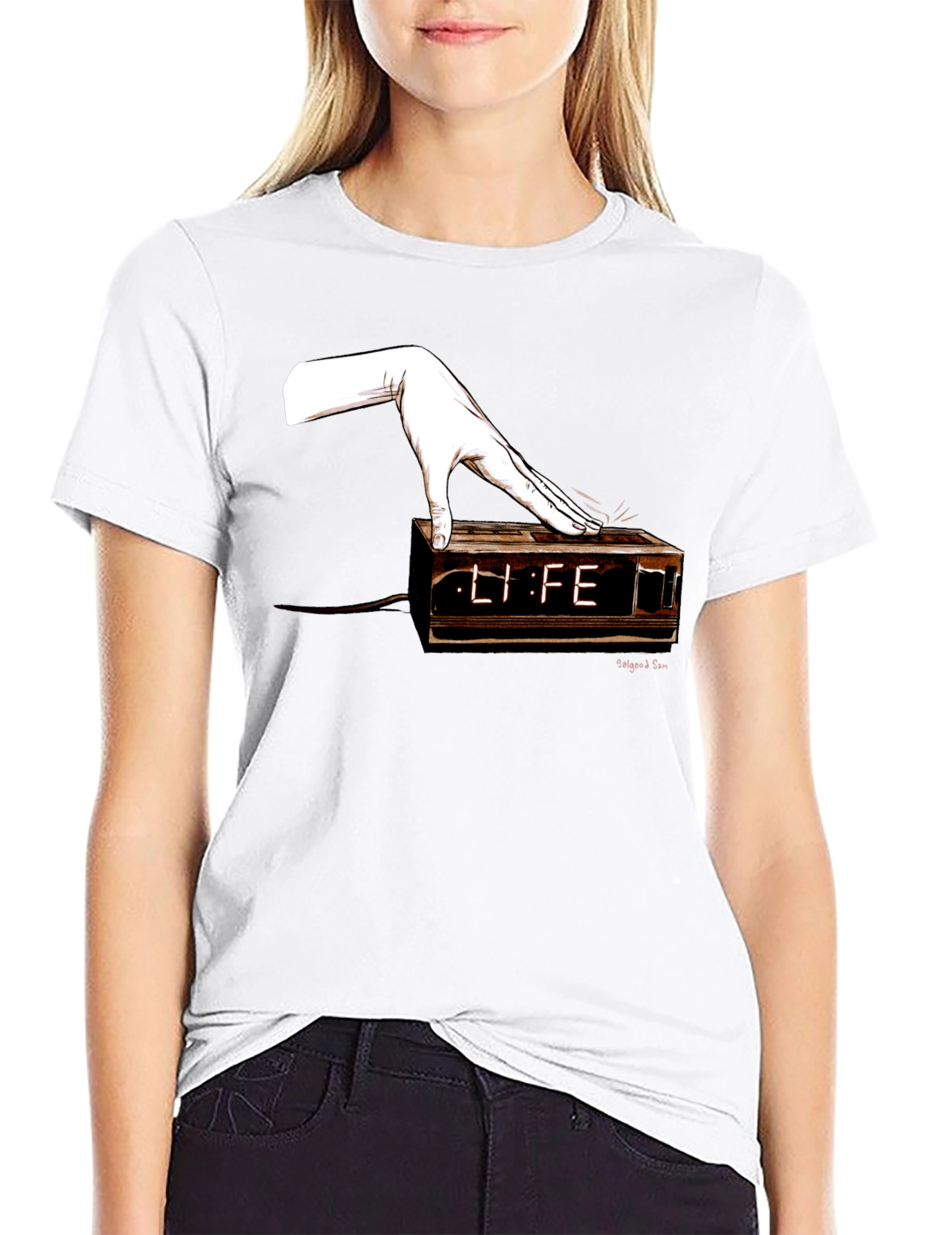 Life Alarm Clock Graphic Tee - Unisex