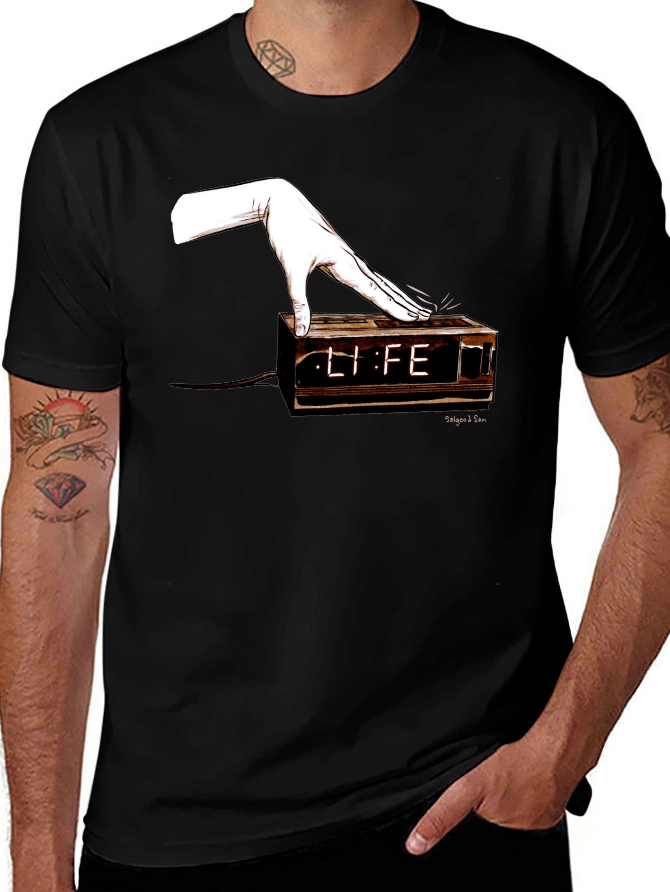 Life Alarm Clock Graphic Tee - Unisex