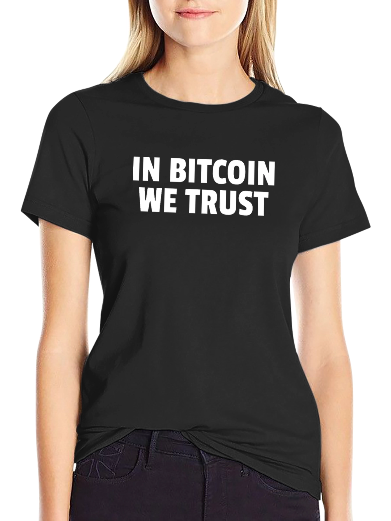 In Bitcoin We Trust Black T-Shirt