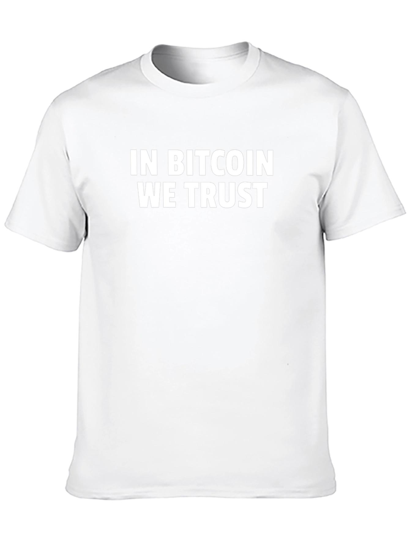In Bitcoin We Trust Black T-Shirt