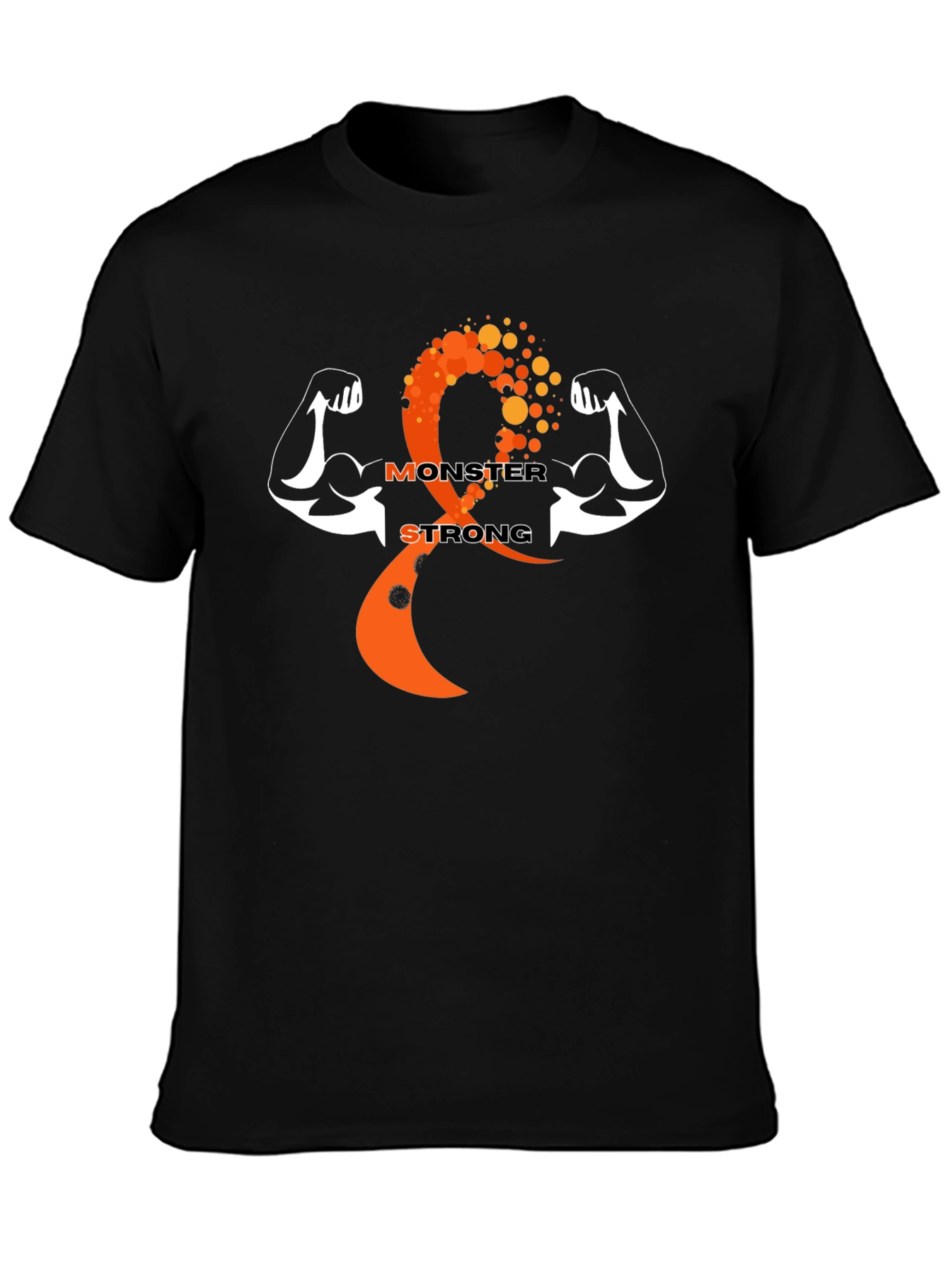 Monster Strong Black Graphic Tee