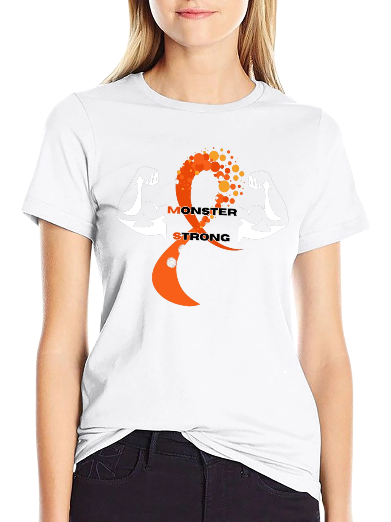 Monster Strong Black Graphic Tee