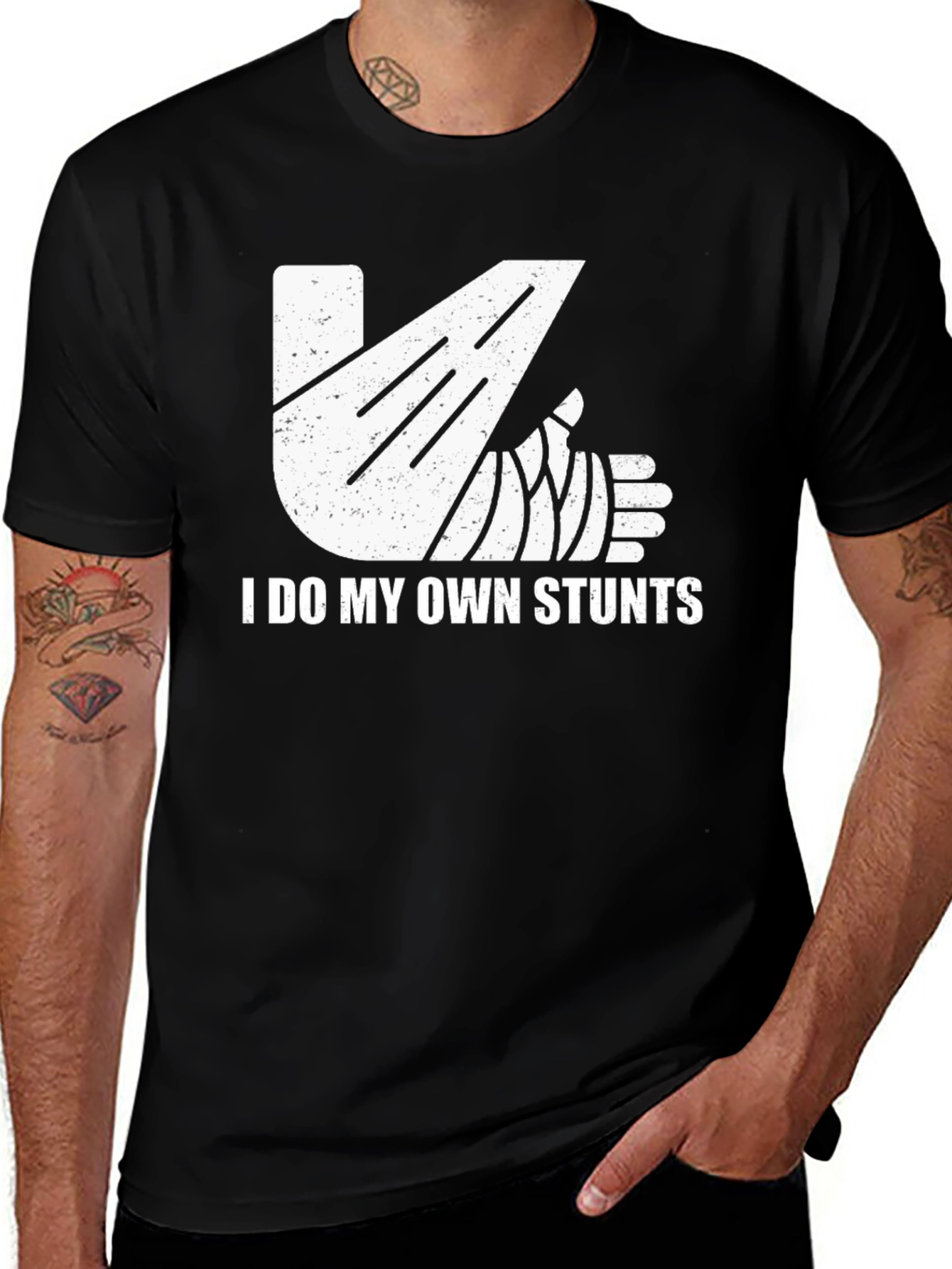 I Do My Own Stunts Graphic T-Shirt