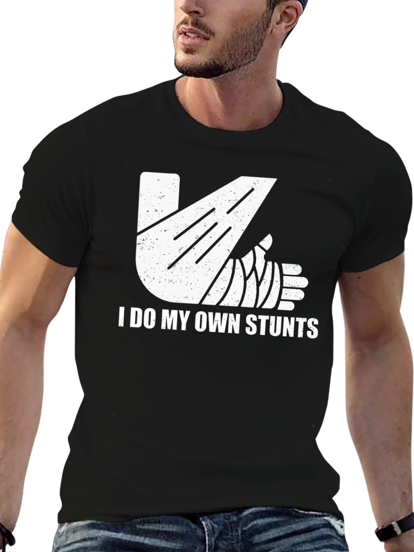 I Do My Own Stunts Graphic T-Shirt