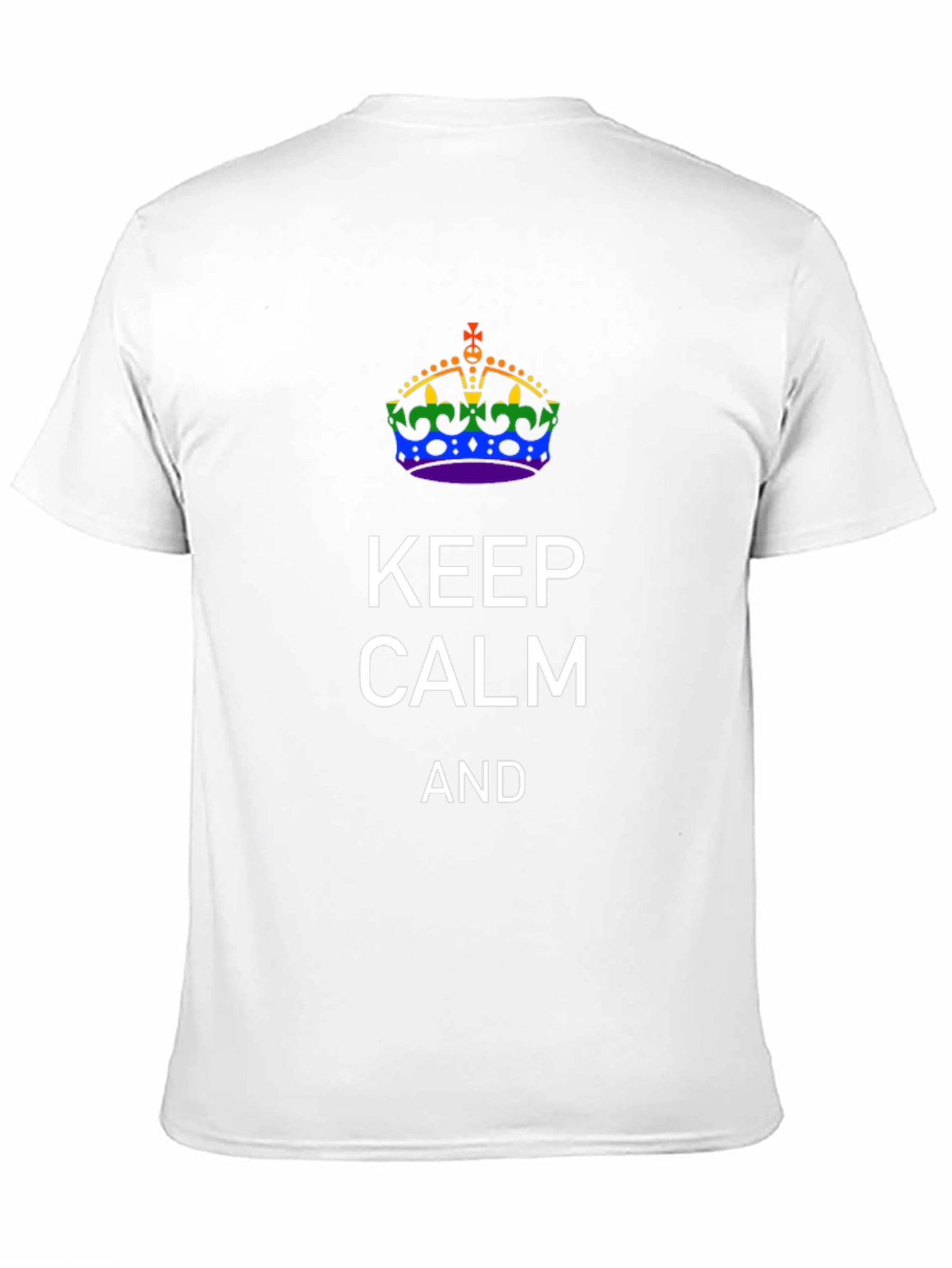 Keep Calm Crown Graphic Tee