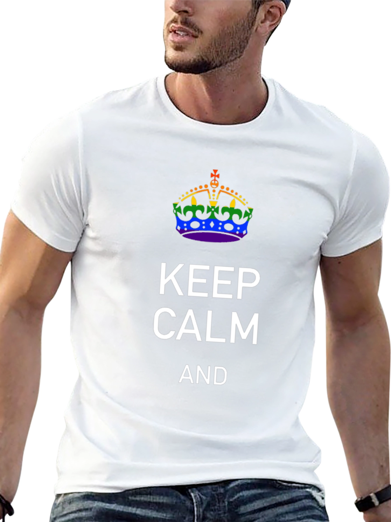 Keep Calm Crown Graphic Tee
