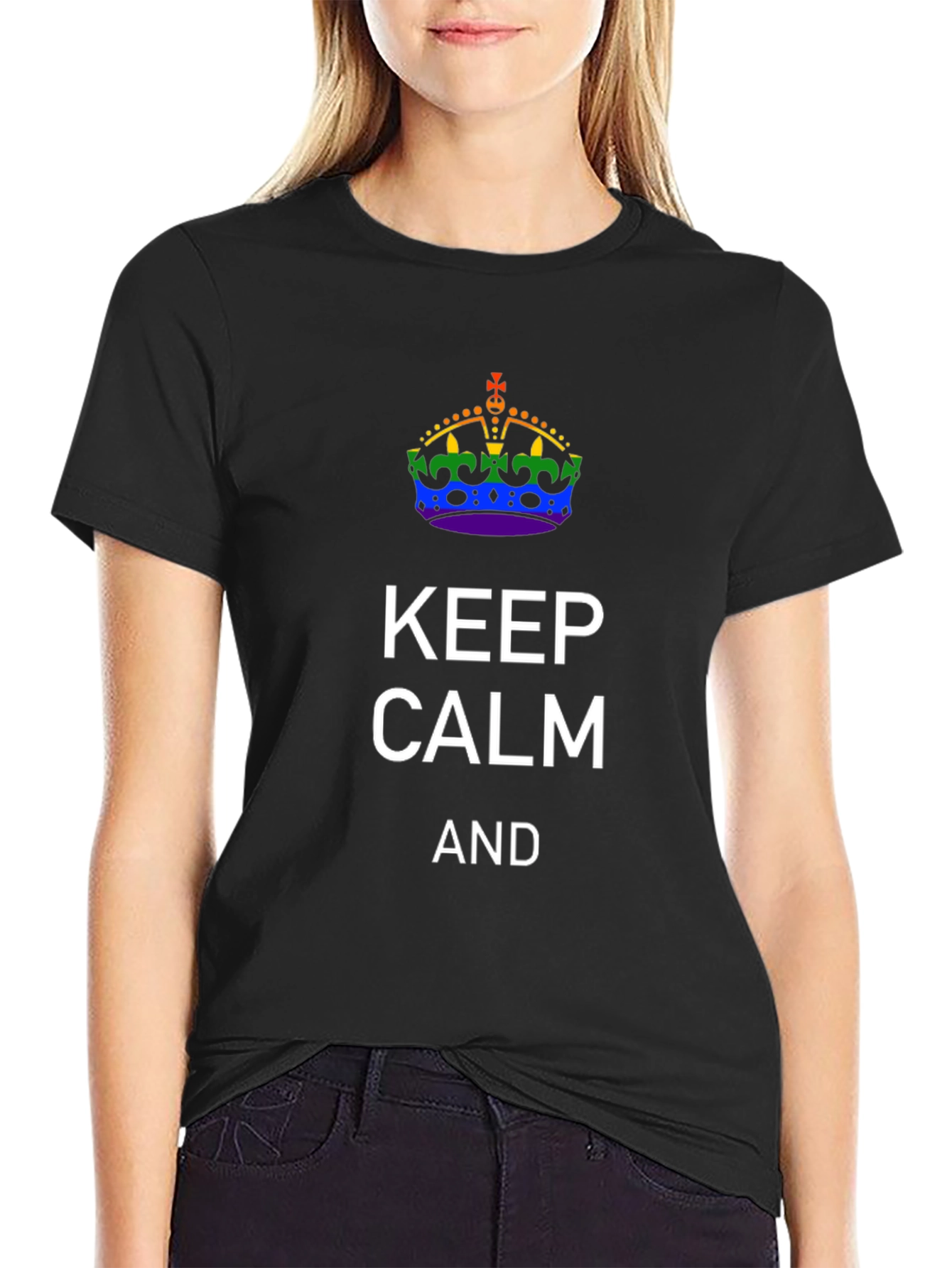 Keep Calm Crown Graphic Tee