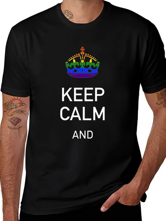 Keep Calm Crown Graphic Tee