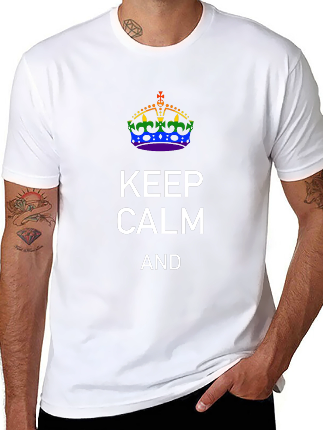 Keep Calm Crown Graphic Tee