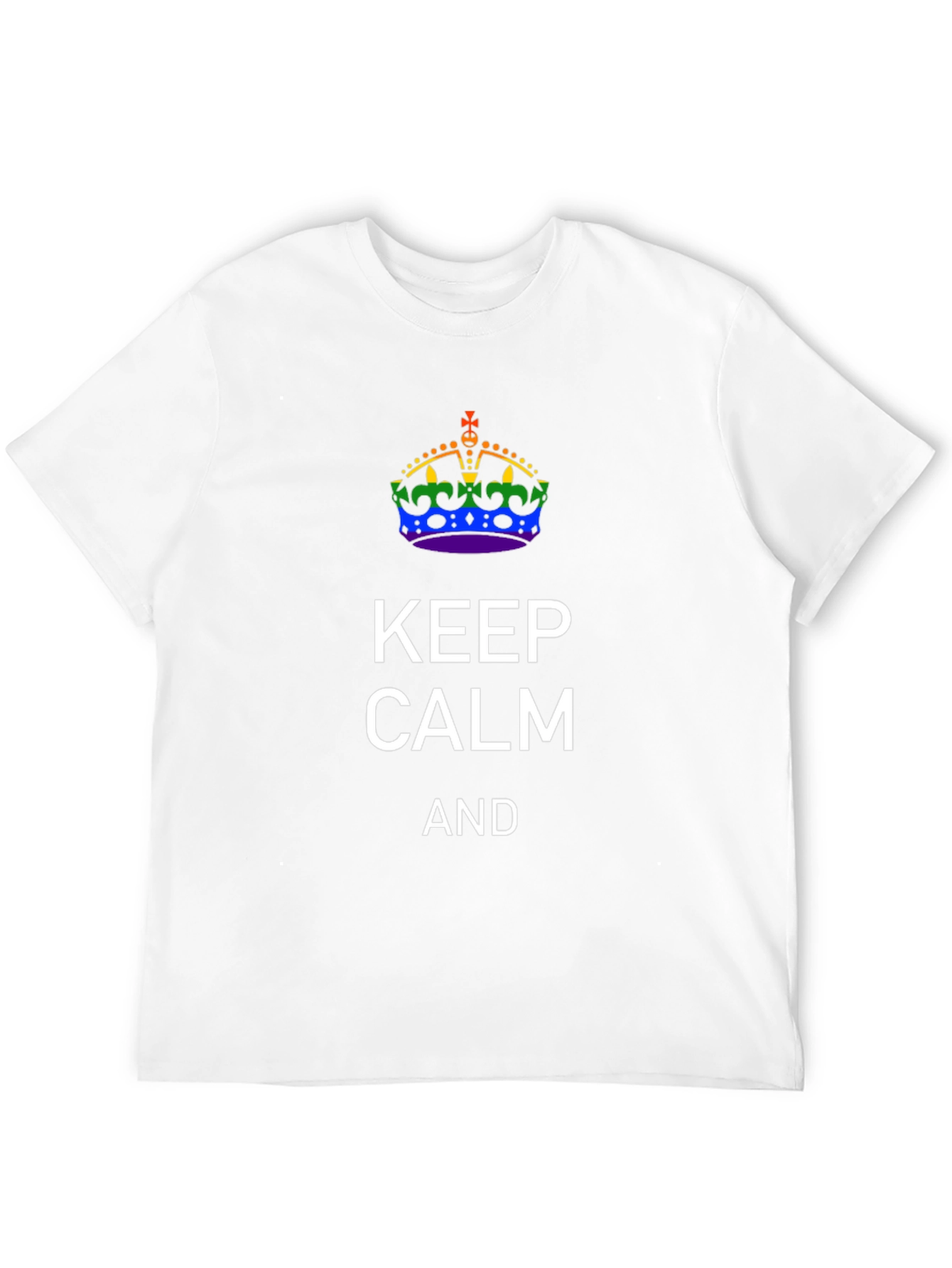 Keep Calm Crown Graphic Tee