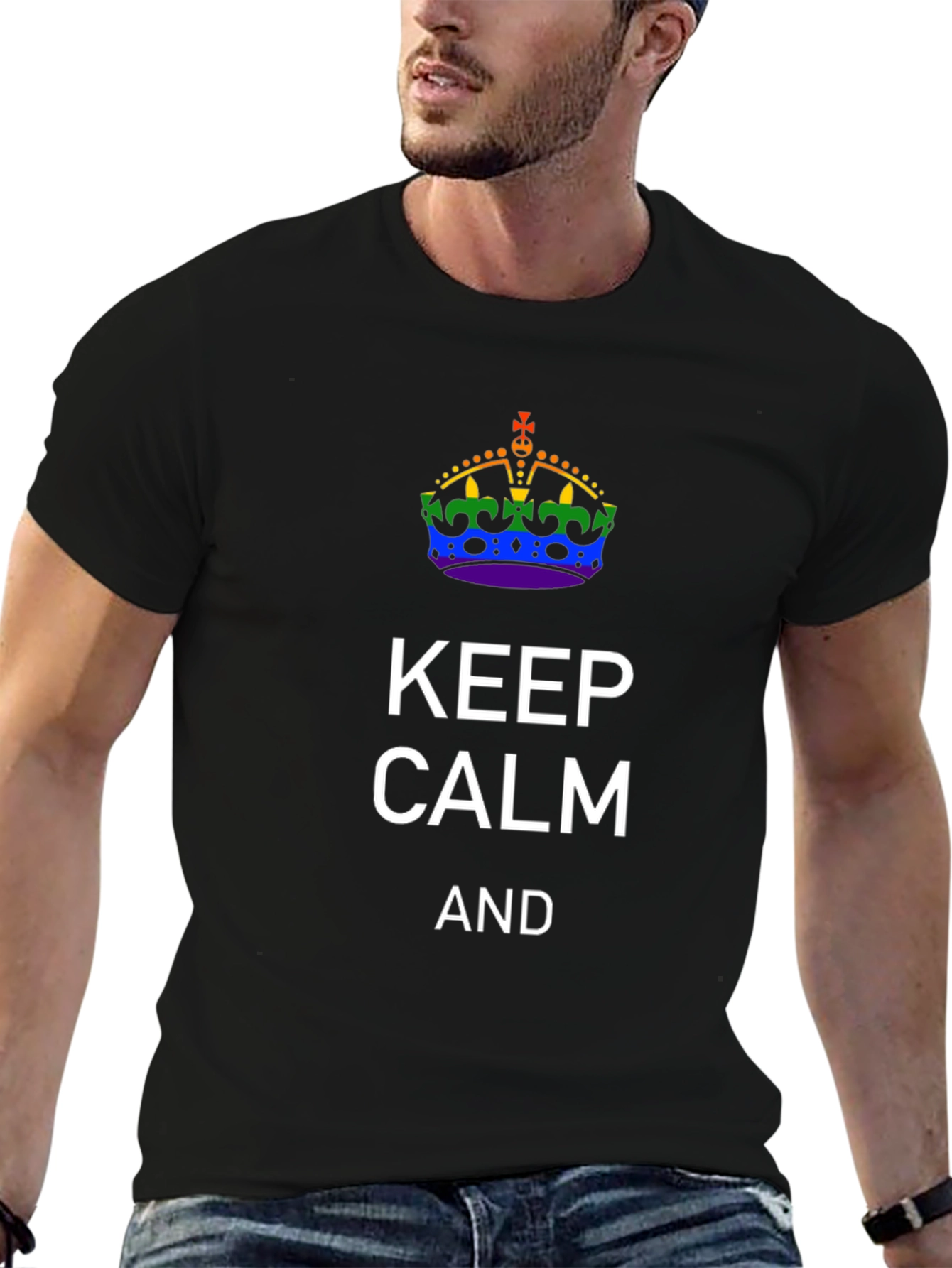 Keep Calm Crown Graphic Tee