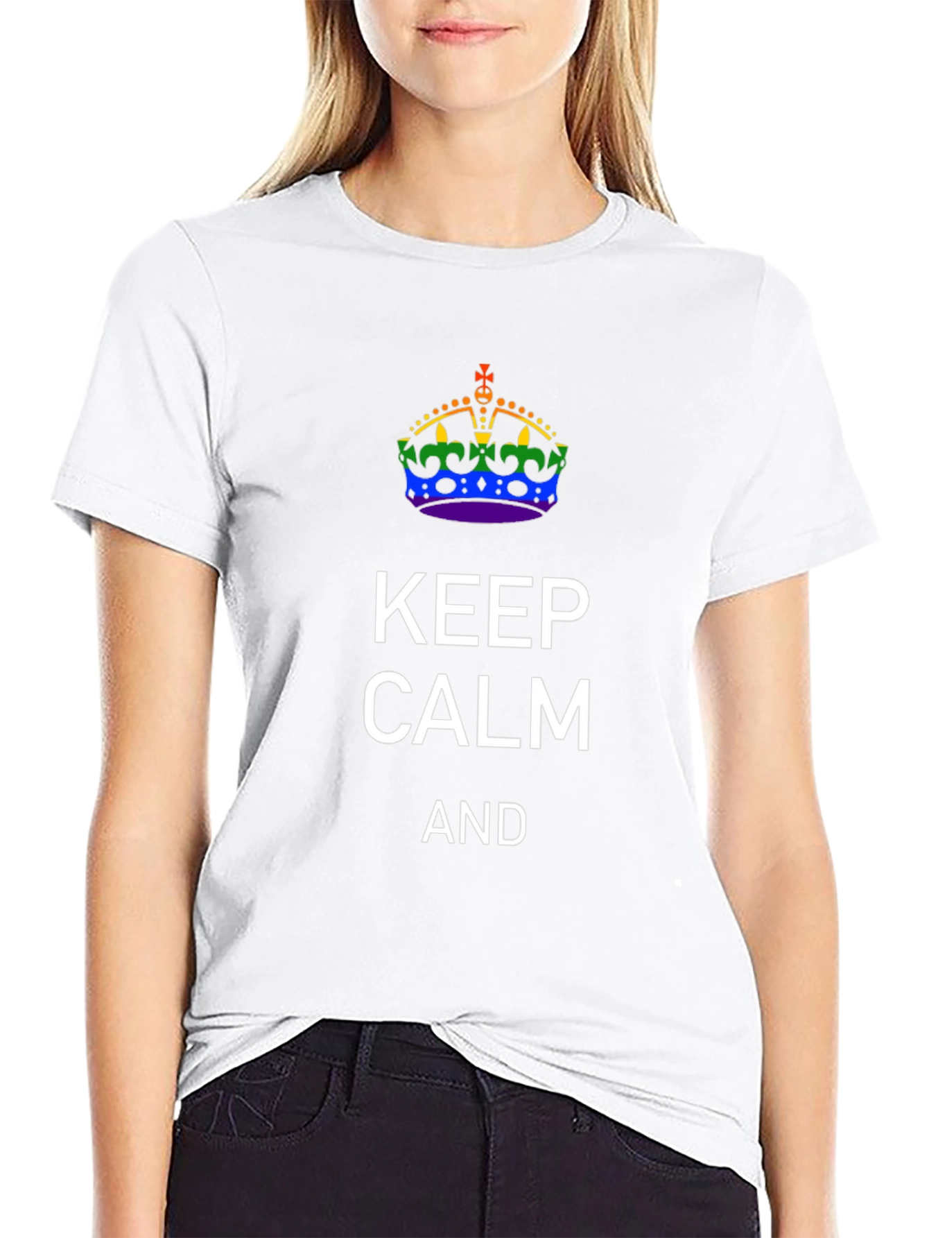 Keep Calm Crown Graphic Tee