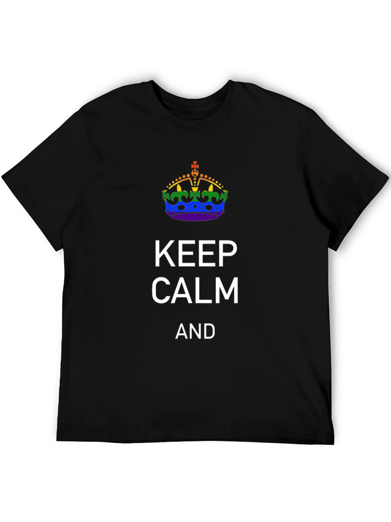 Keep Calm Crown Graphic Tee