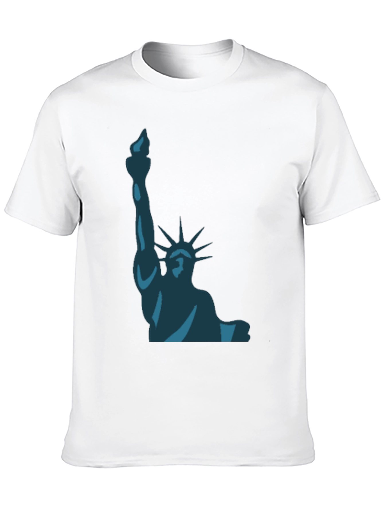 Liberty Graphic Tee - Black Cotton T-Shirt