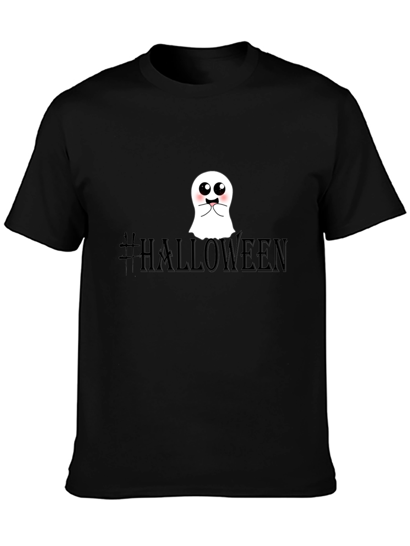 Halloween Ghost T-Shirt - Spooky & Cute