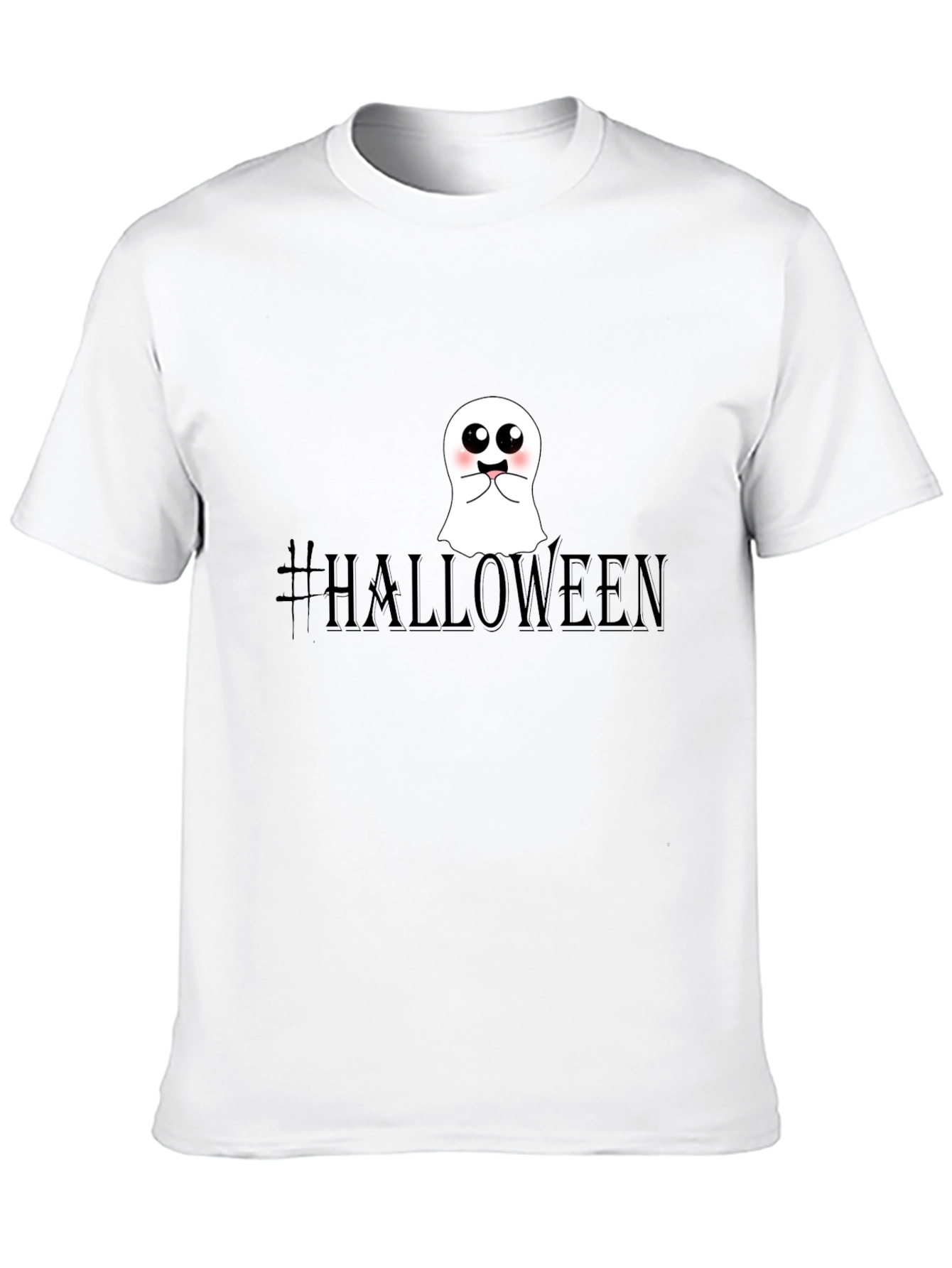 Halloween Ghost T-Shirt - Spooky & Cute