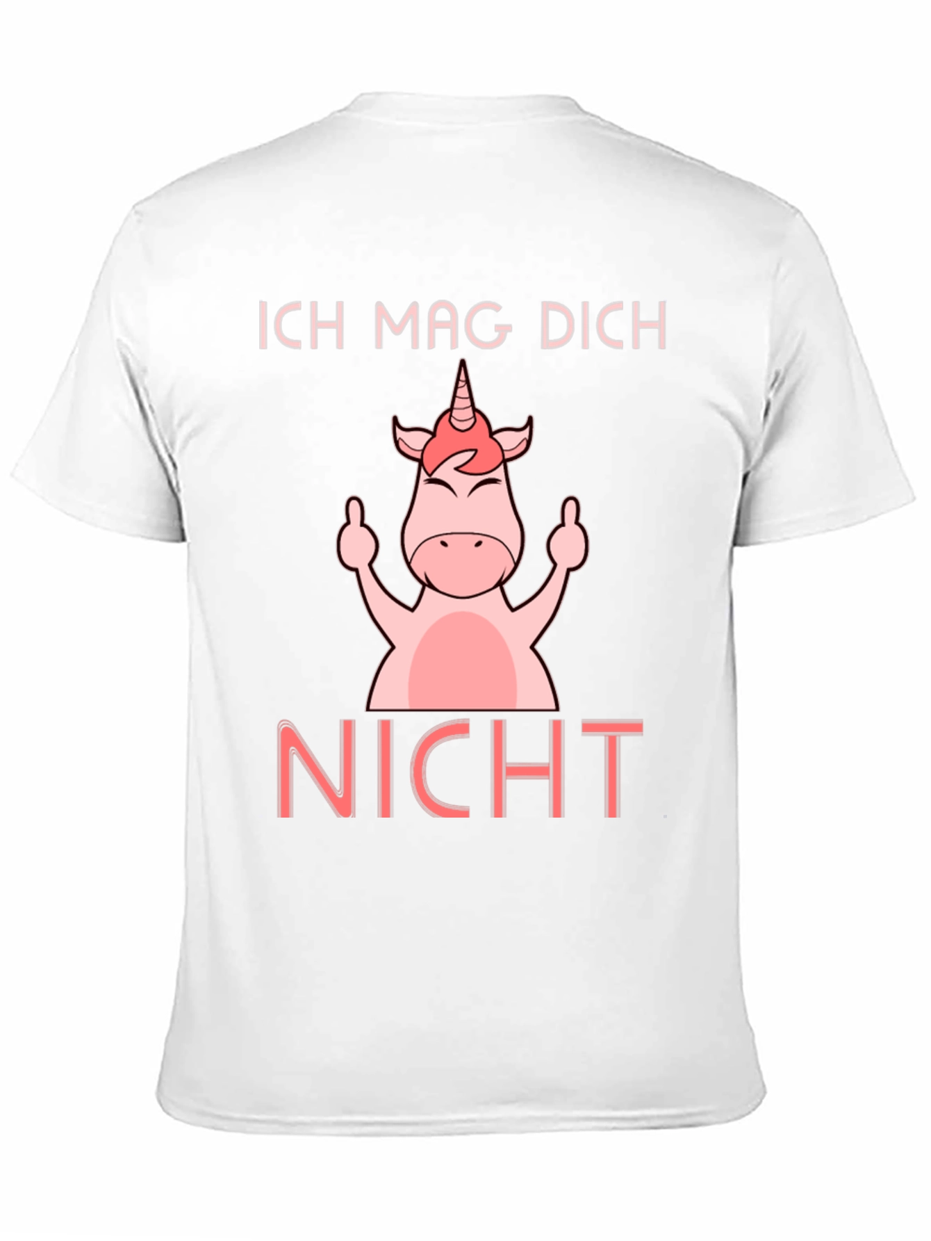 Ich Mag Dich Nicht Unicorn T-Shirt