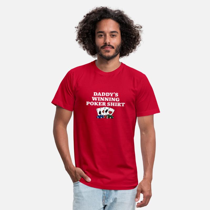 Daddy's Winning Poker Shirt Card Games Dad Card