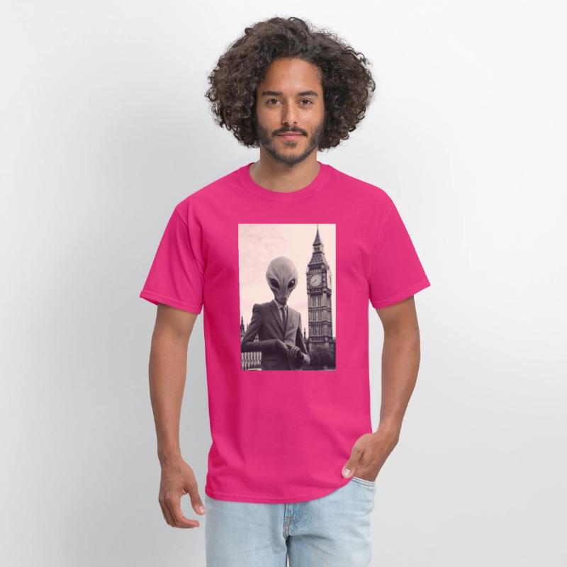 Dapper Alien in London - Art Print at Parliament