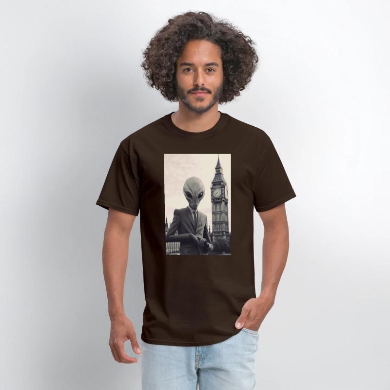Dapper Alien in London - Art Print at Parliament