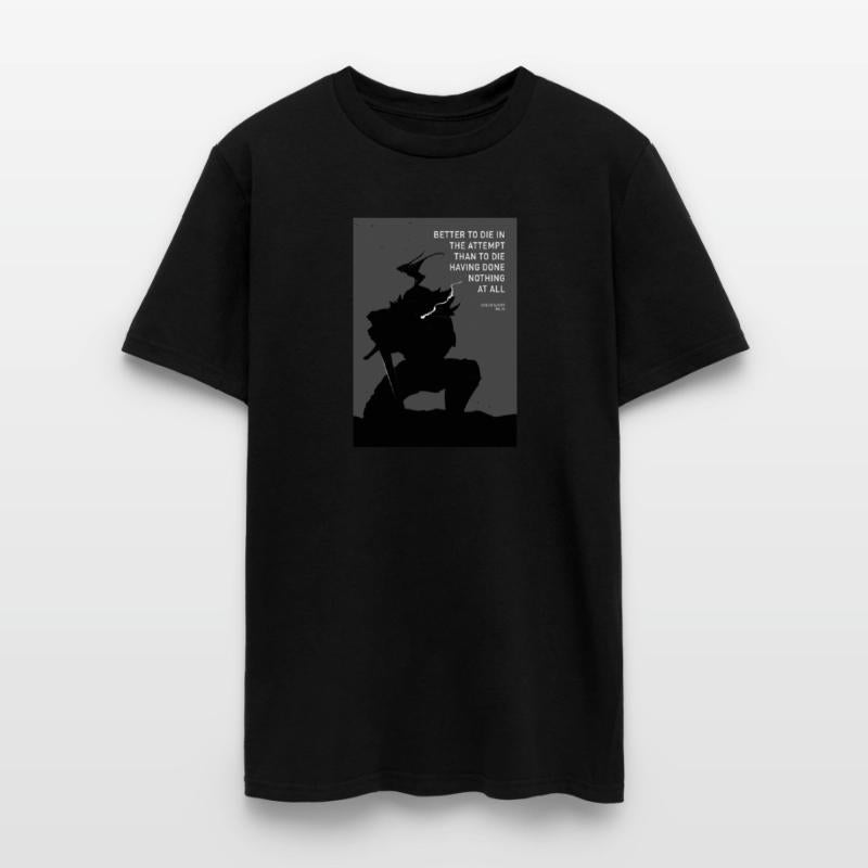 Dark Fantasy Goblin Slayer Quote Design