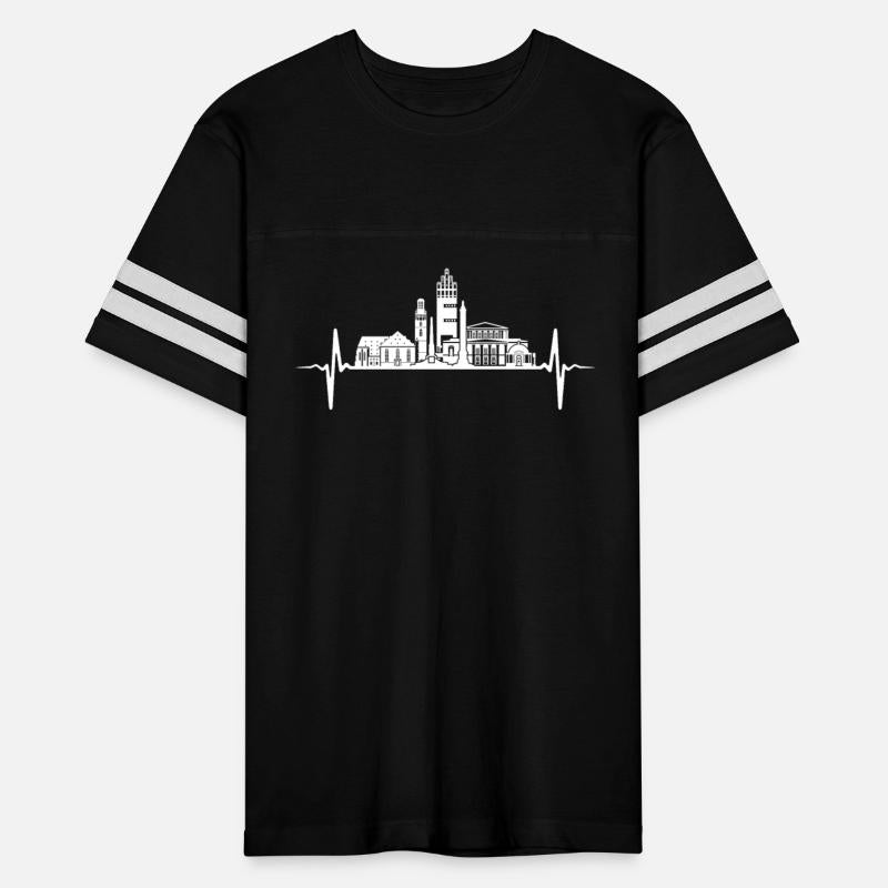 Darmstadt Heartbeat Gift Gift Darmstadt Skyline