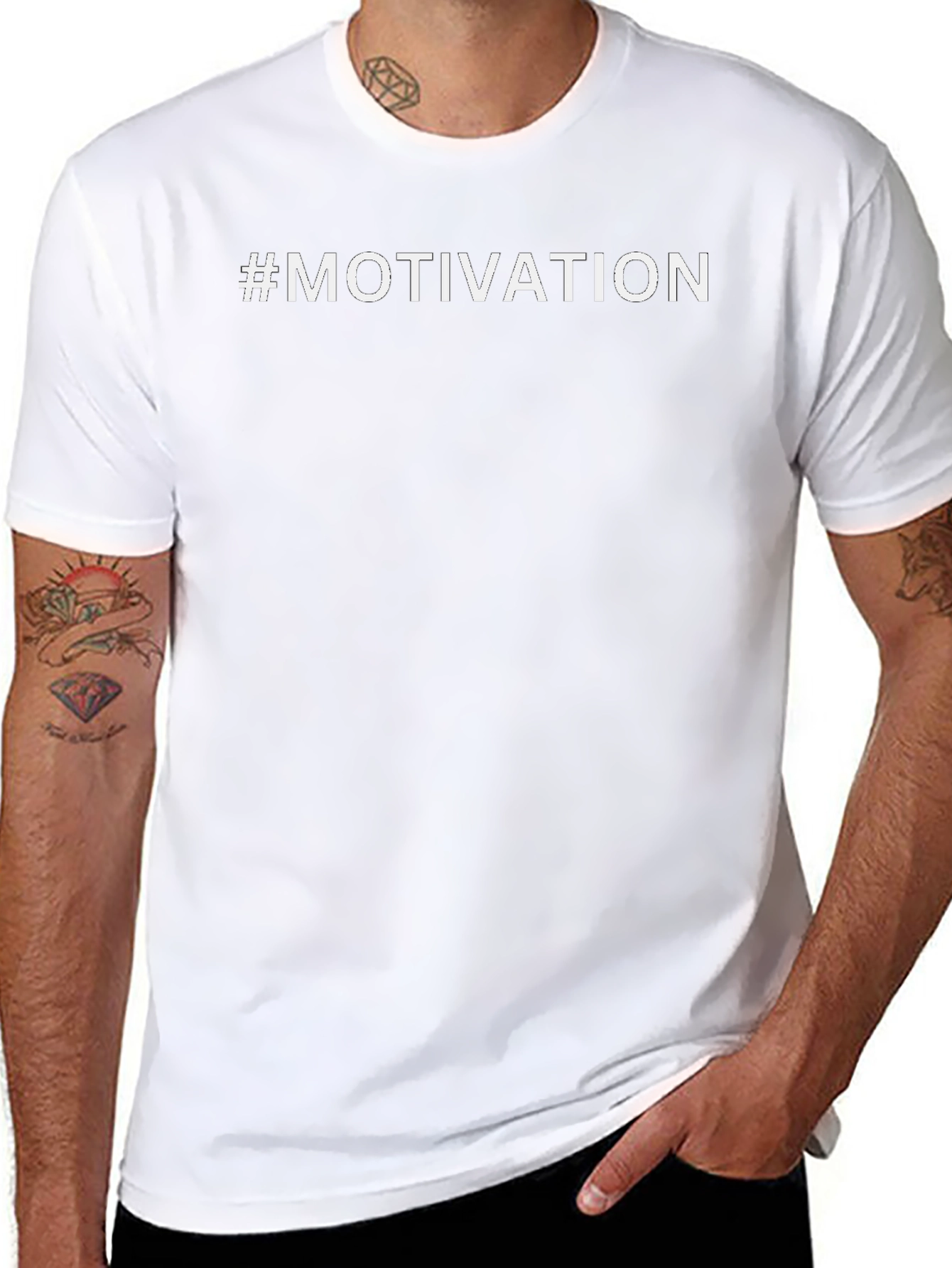 Motivation Graphic Tee - Black T-Shirt