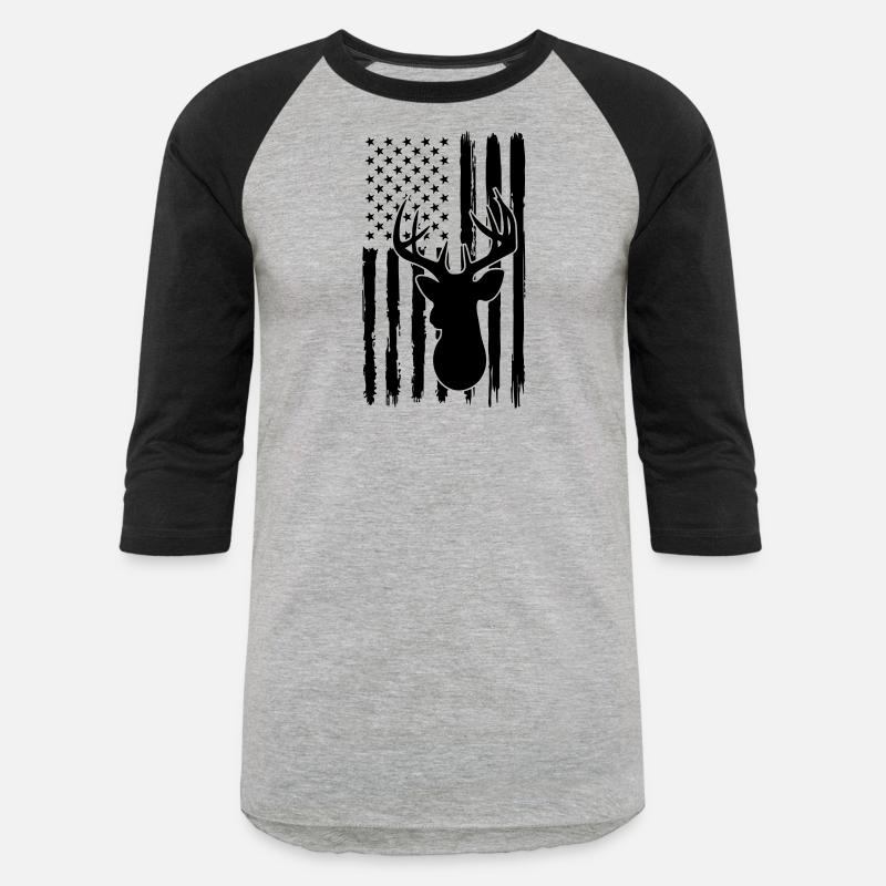 Deer Hunting, American Flag, Buck Antler, Flag