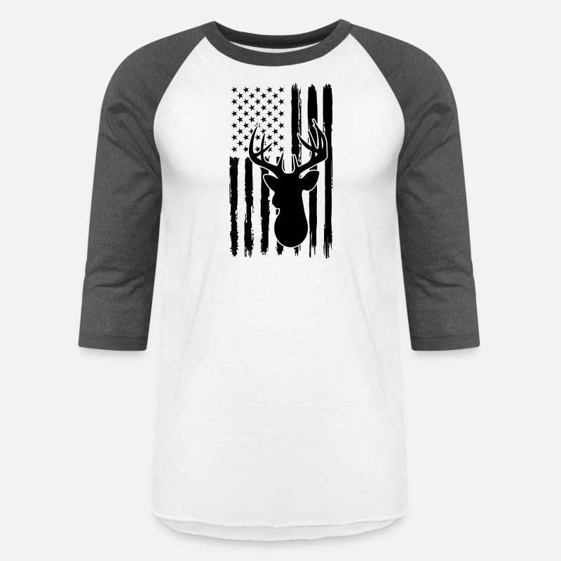 Deer Hunting, American Flag, Buck Antler, Flag