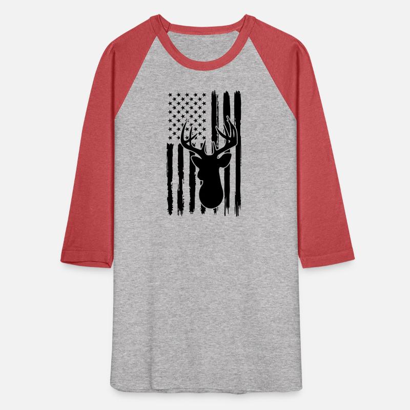 Deer Hunting, American Flag, Buck Antler, Flag