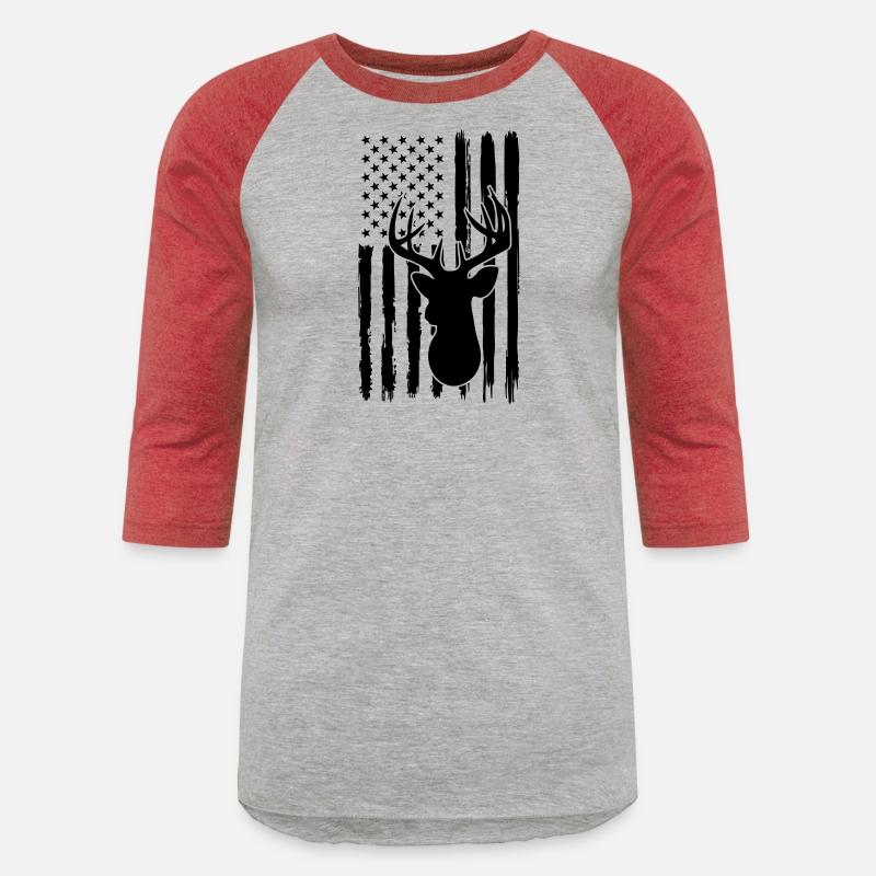Deer Hunting, American Flag, Buck Antler, Flag