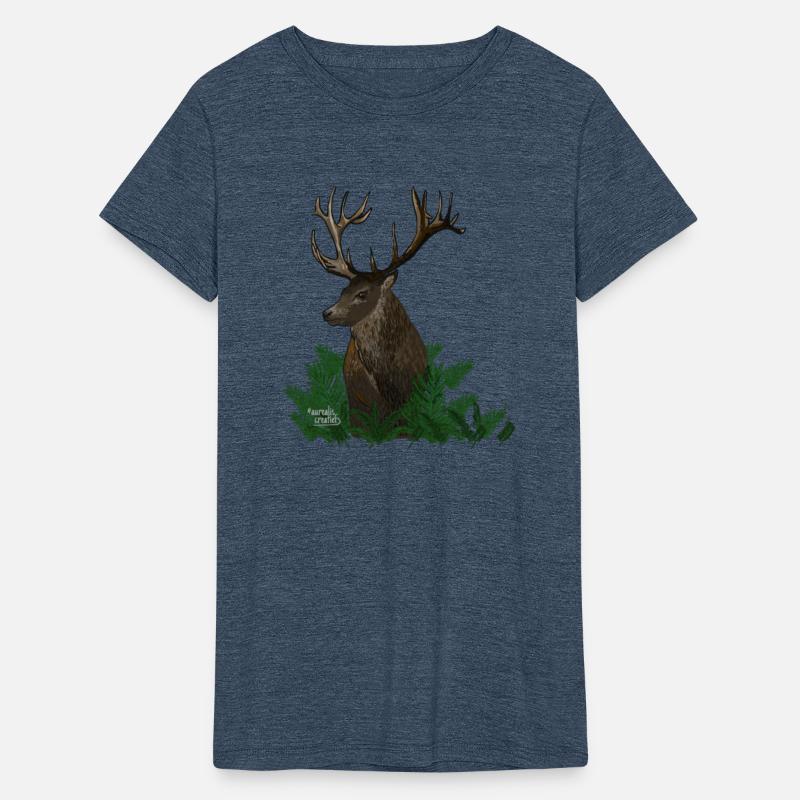 Deer in a green forest