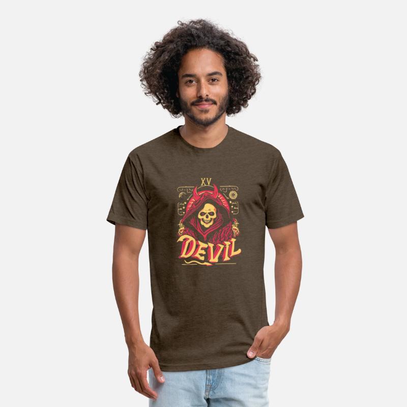 Devil Tarot Skeleton Halloween Occult
