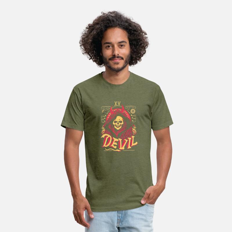 Devil Tarot Skeleton Halloween Occult