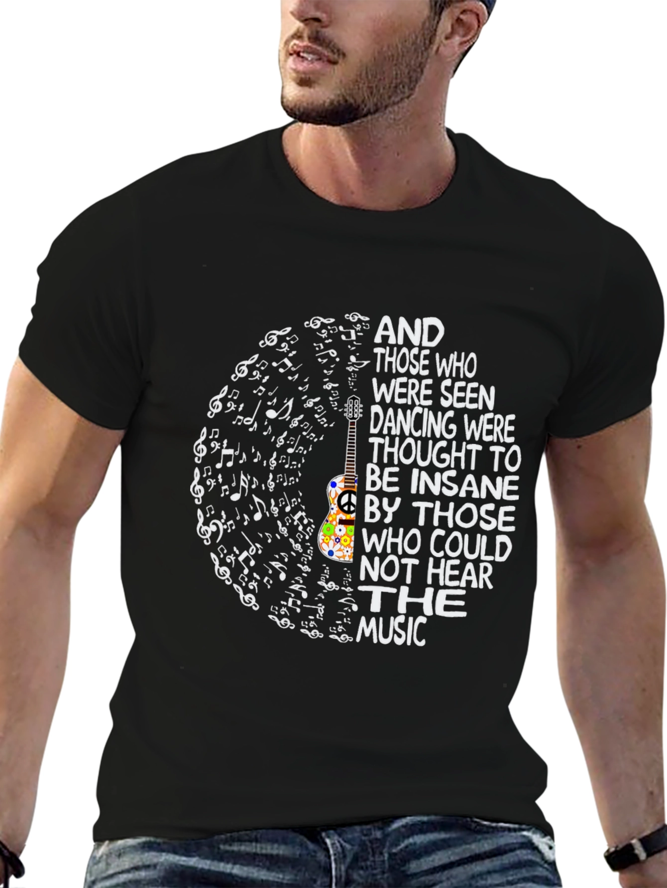 Music Lover T-Shirt - Dancing Insane Quote Tee