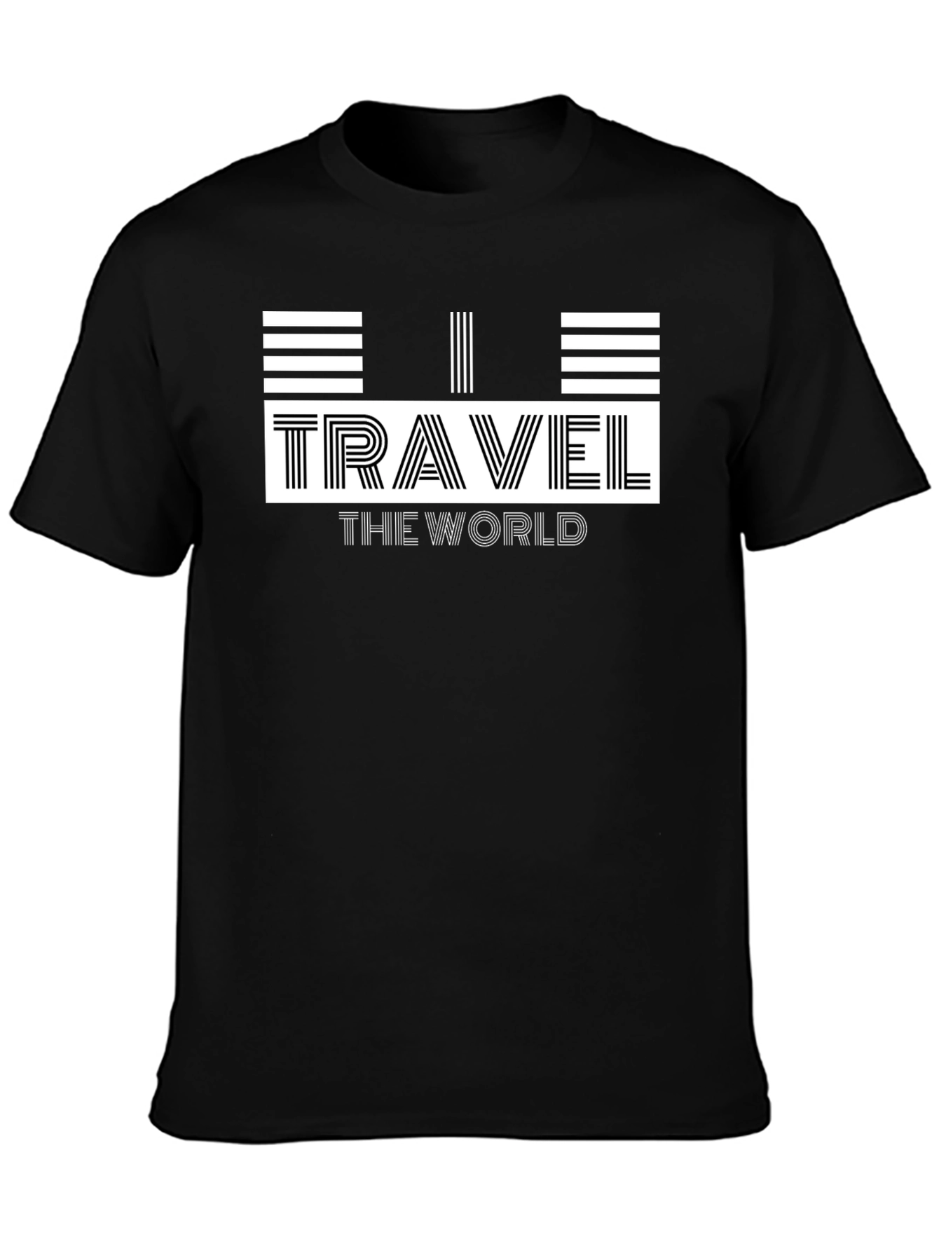 Travel the World Graphic Print T-Shirt